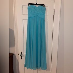 Blue Ralph Lauren Long Prom Dress